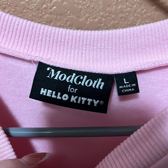 ModCloth x Hello Kitty Pastel Pink Chocolate Sweater - Picture 2 of 3